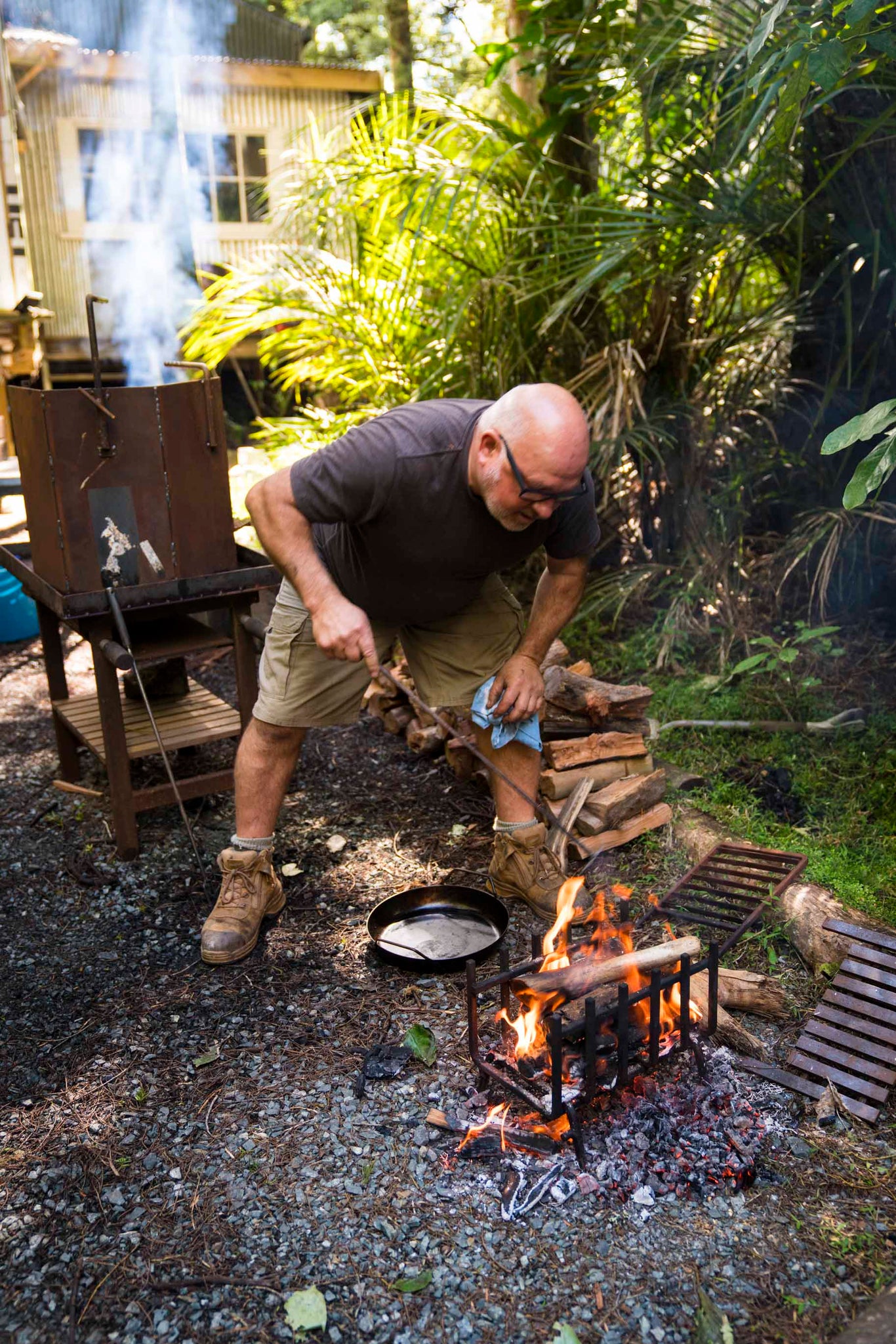 Wood fired BBQ  and Charcoal making Workshop Saturday 24th September.